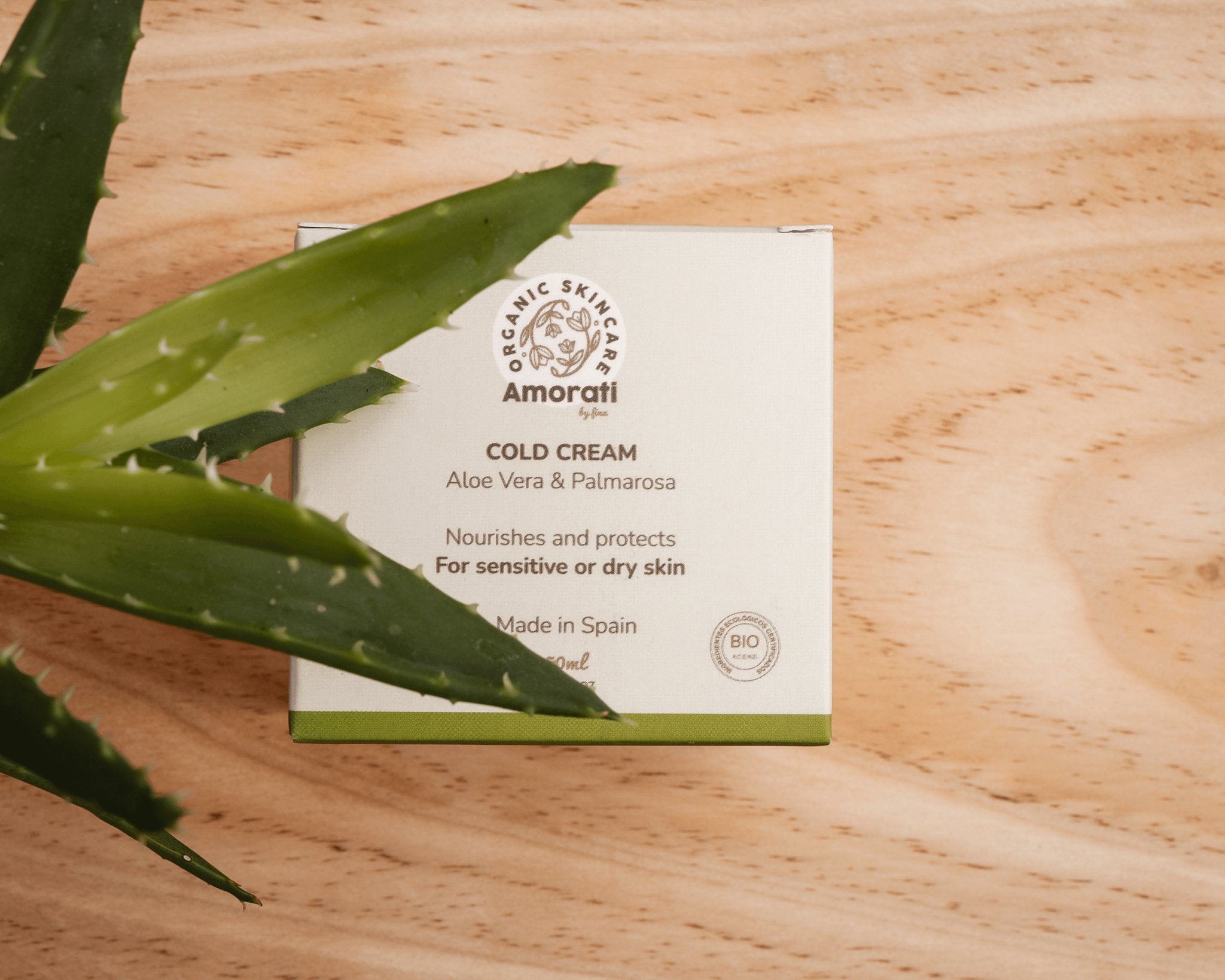 Cold Cream Aloe Vera & Palmarosa BIO - Amorati