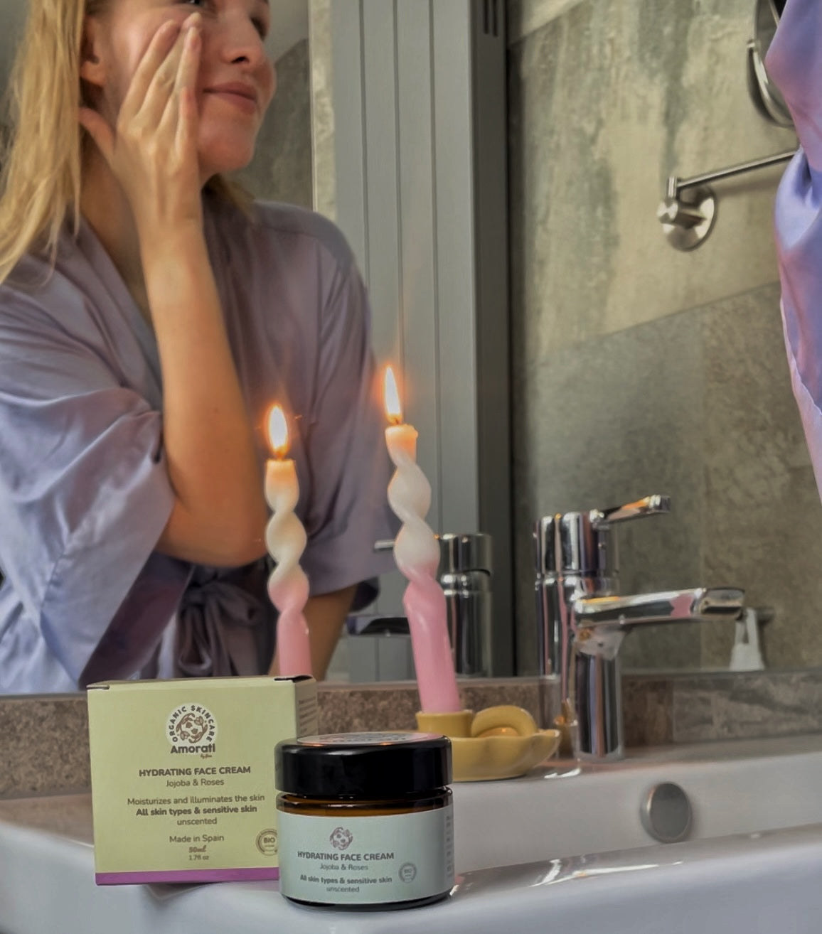 Crème de Jour Hydratante Jojoba & Rose