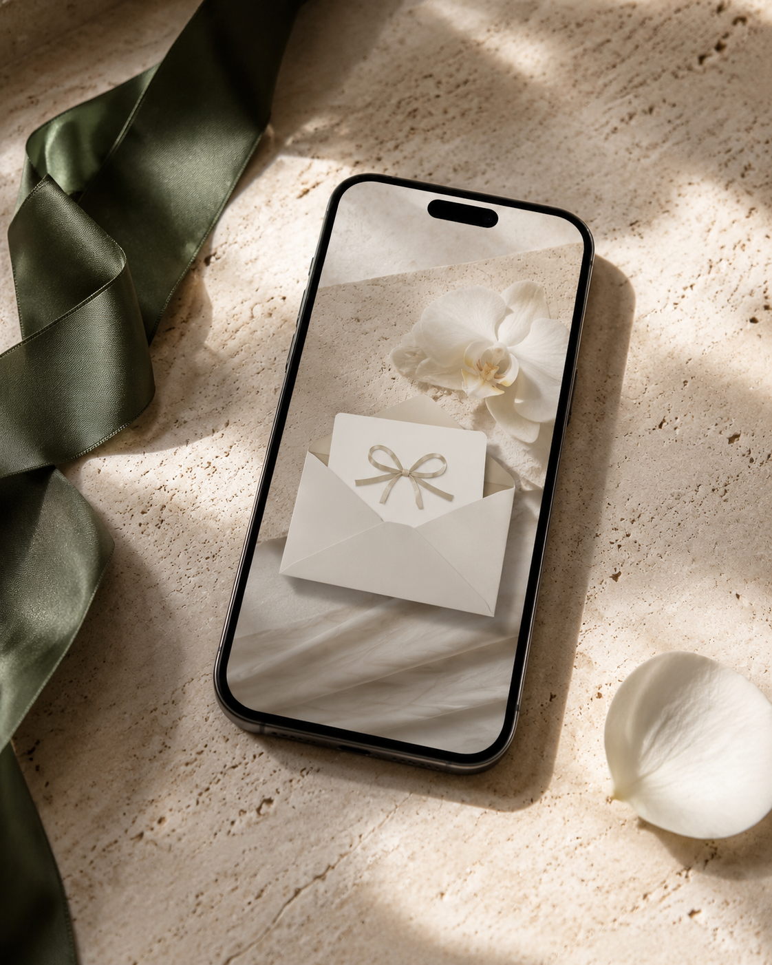 Digitale Amorati cadeaubon ontvangen op smartphone